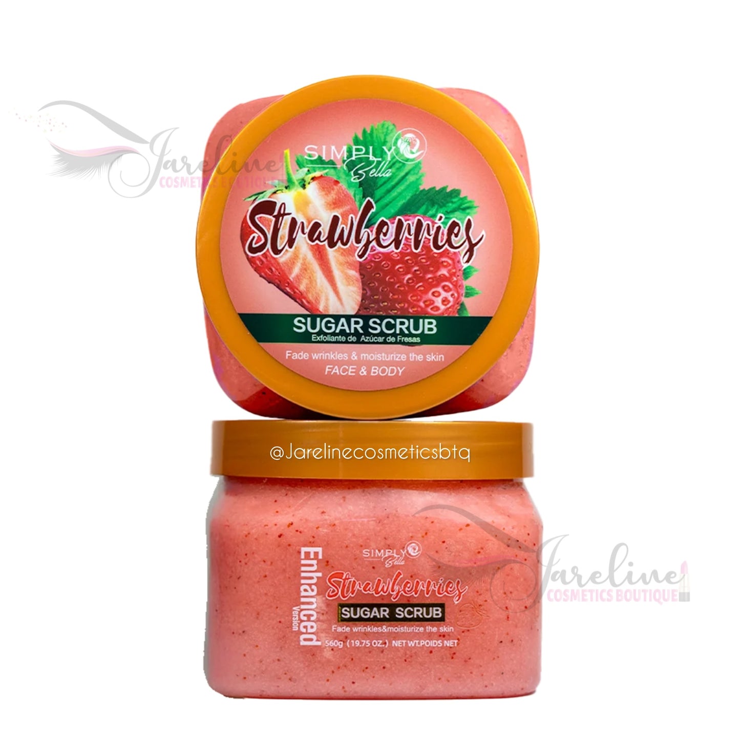 Face & Body Scrub Strawberries Simply Bella