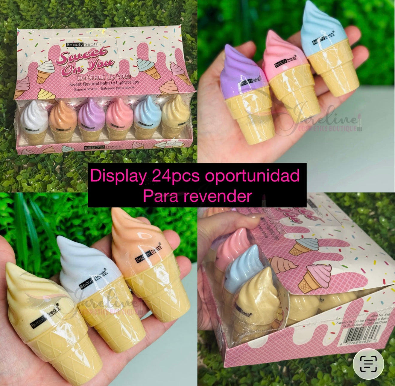 Display 24pcs (bálsamos) oportunidad para generar ganancias