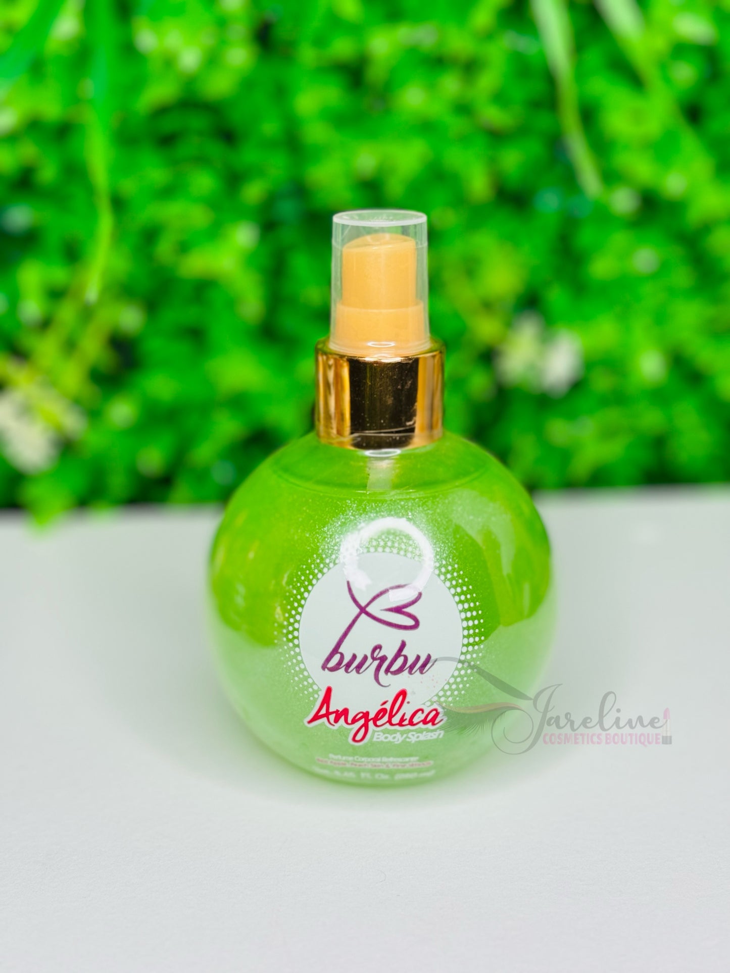 Angélica Burbu Body splash con brillo