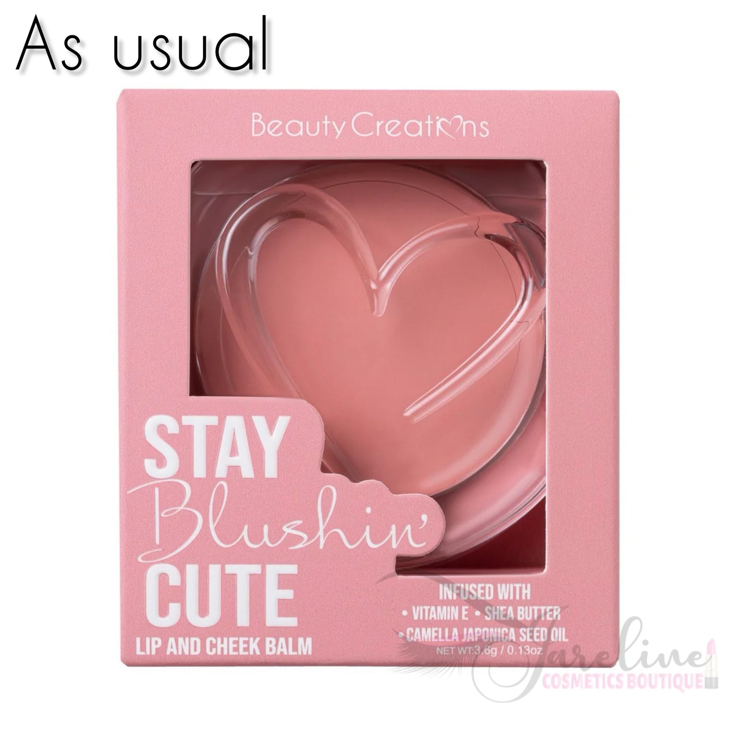 Stay Blushin’ Cute lip and cheek balm