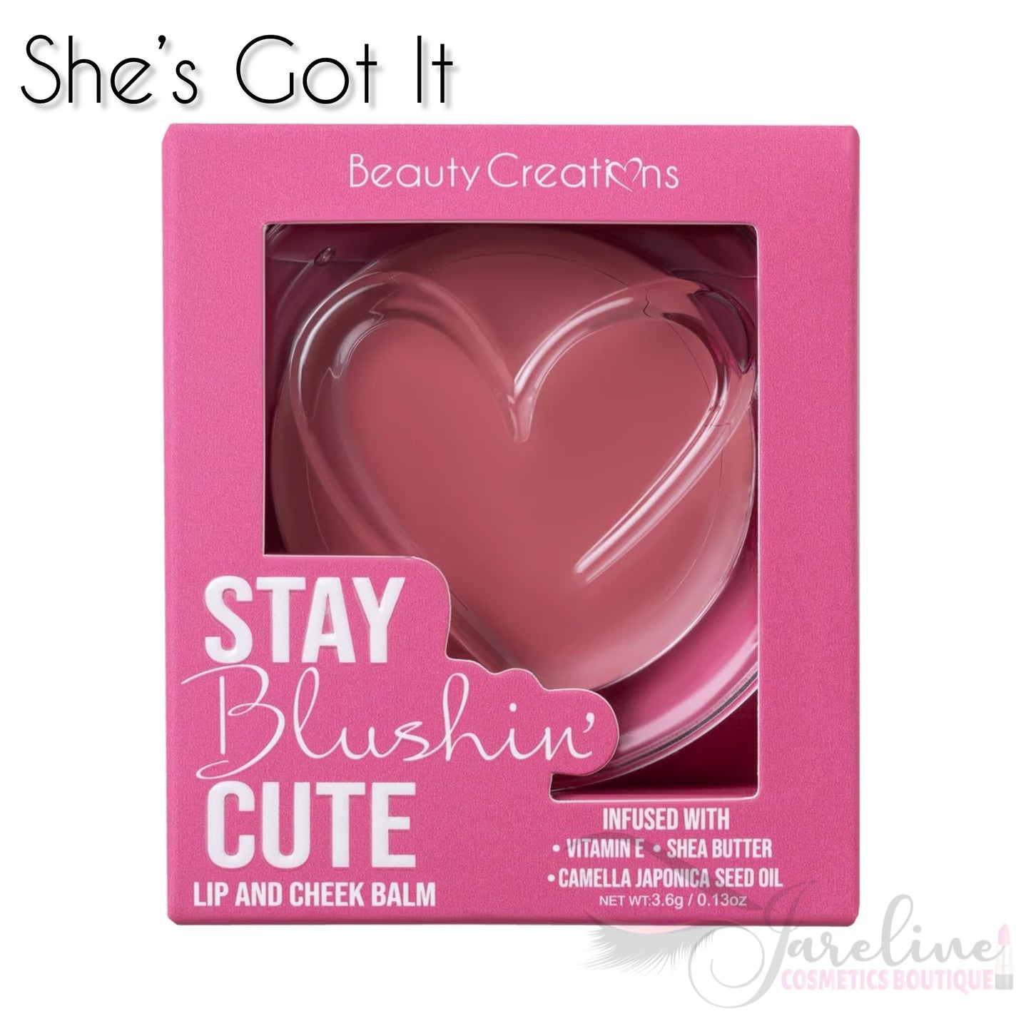 Stay Blushin’ Cute lip and cheek balm