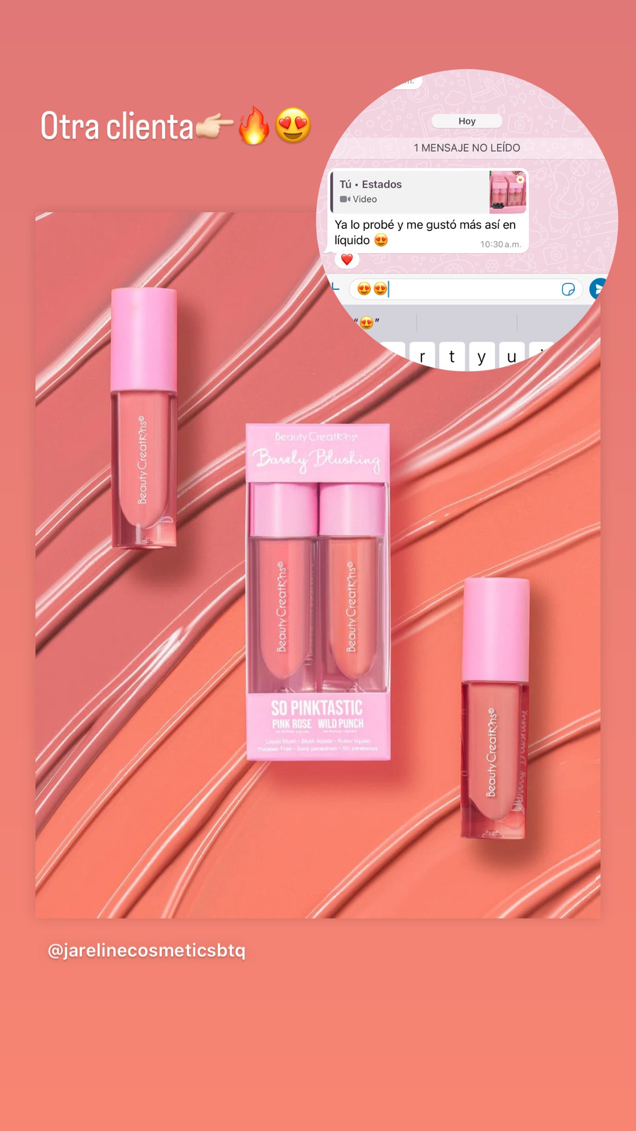 Barely Blushing Beauty Creations ✨Rubor liquido