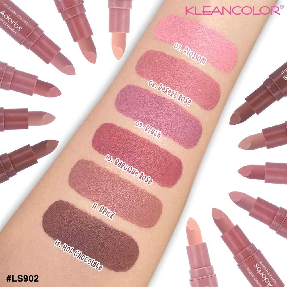 Matte Lipstick Nude Adorbs Kleancolor