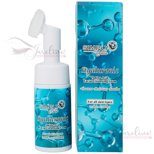 Hyaluronic aminoácidos Facial espuma limpiadora | Simply Bella