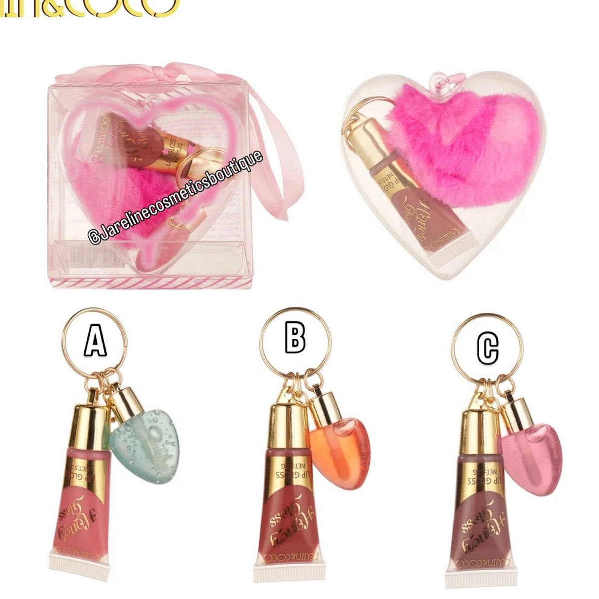 Kevin&Coco kit Lipgloss+llavero