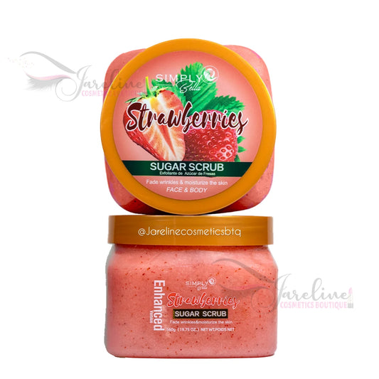 Face & Body Scrub Strawberries Simply Bella