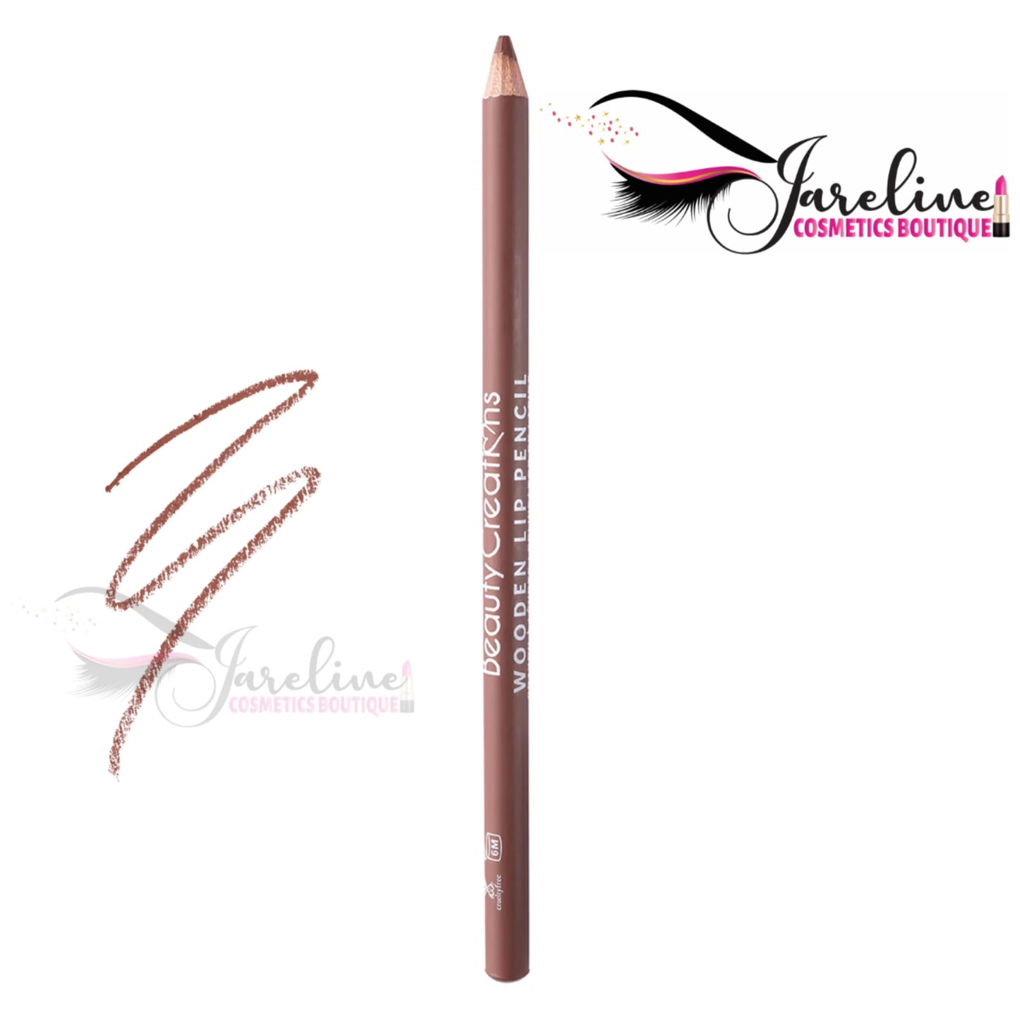 WOODEN LIP PENCIL BEAUTY CREATIONS lipliner 7-Tonos