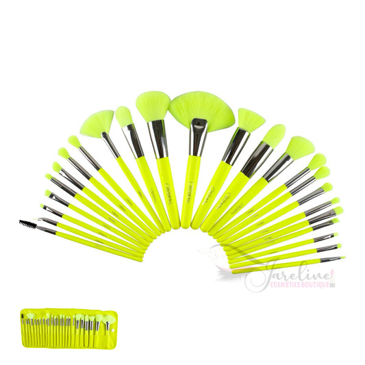 The Neon Yellow set de brochas 24pcs Beauty Creations💛