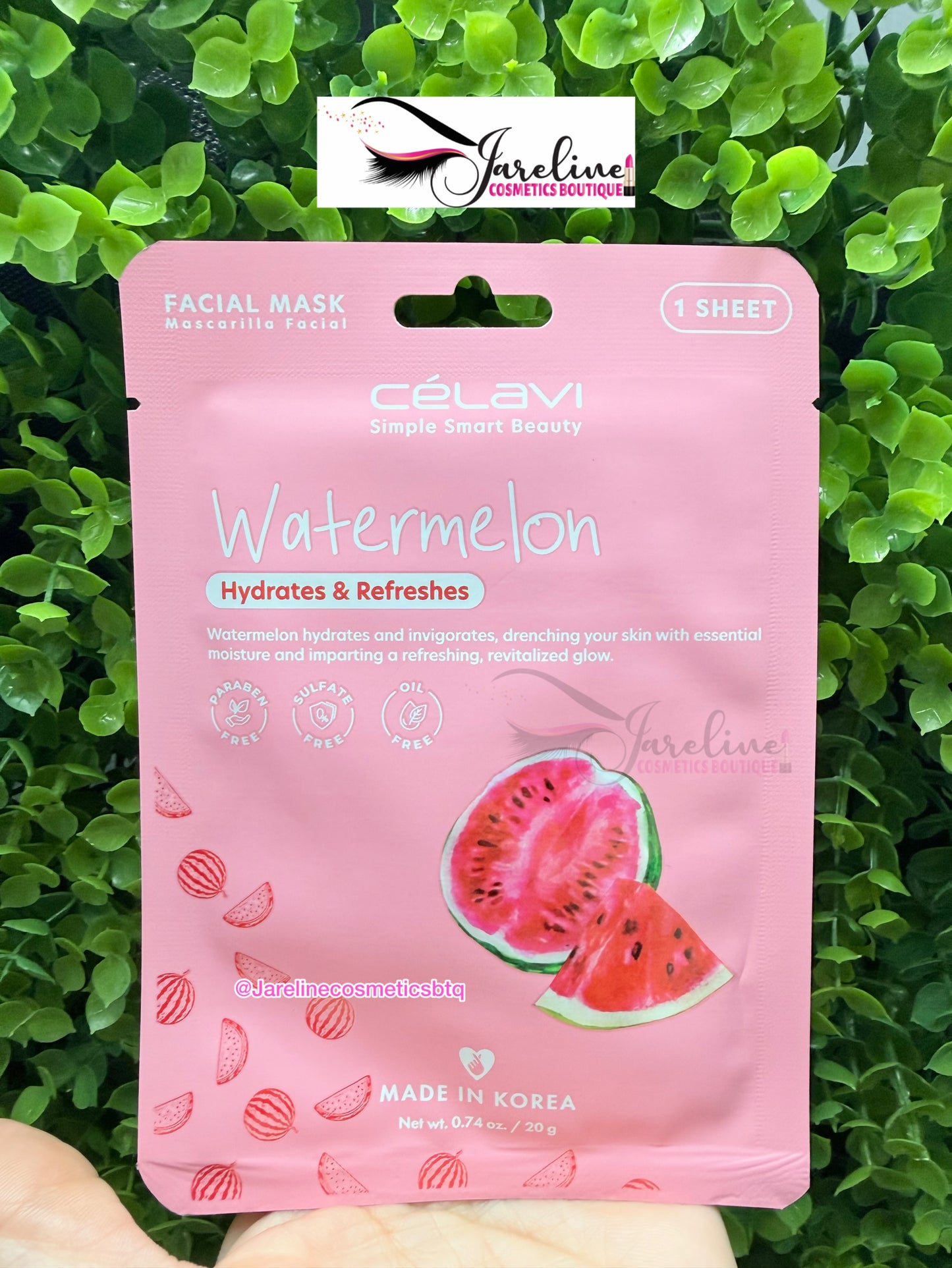 Watermelon Mascarilla facial celavi