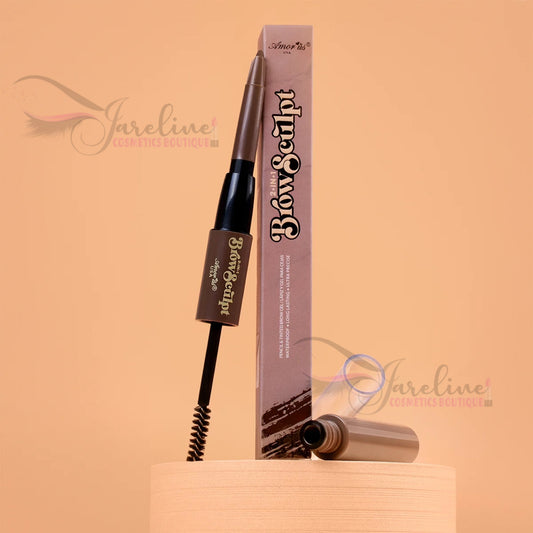 2 en 1 Brow Sculp Lápiz y mascara de Gel tintado para cejas
