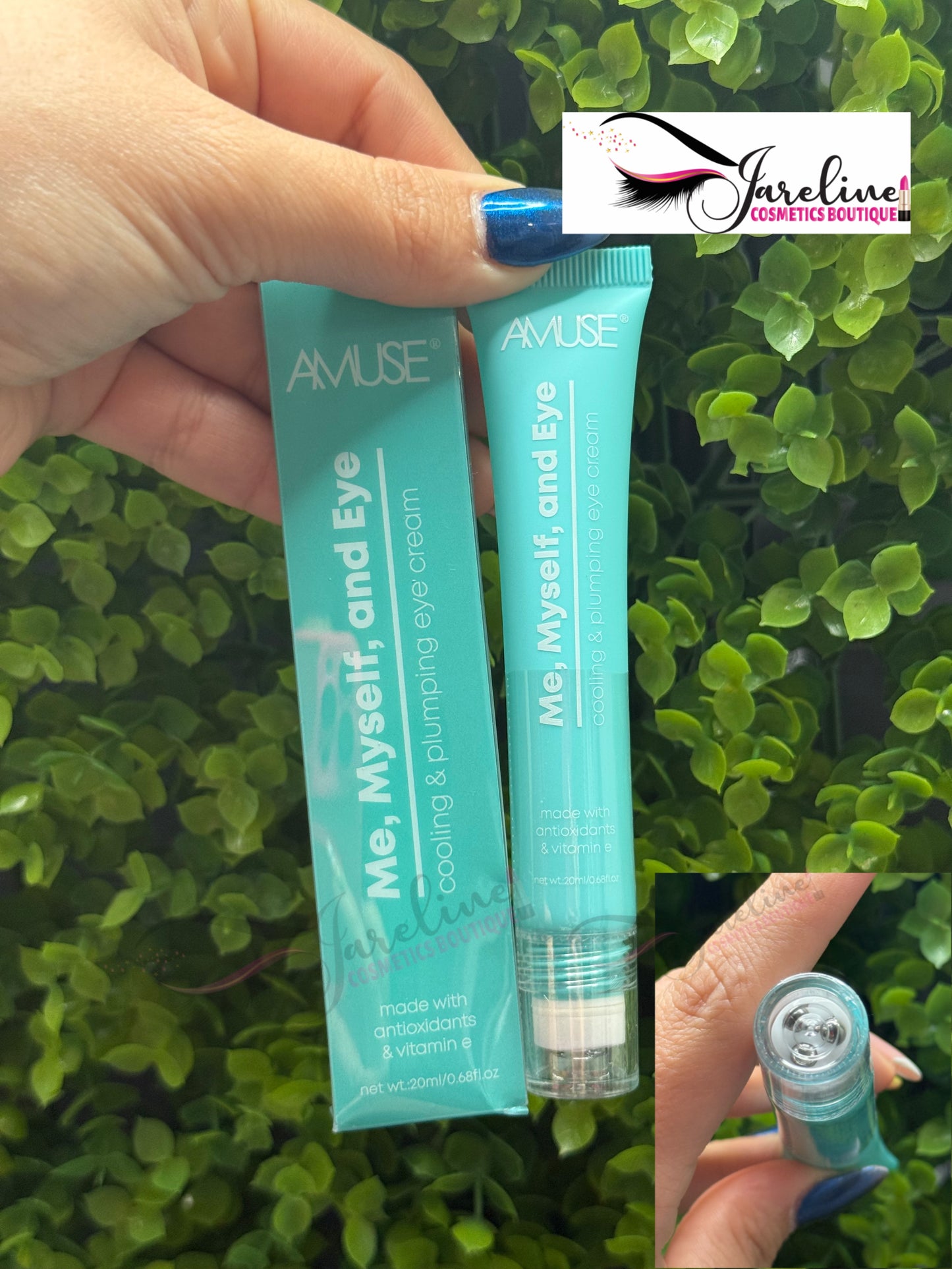 Amuse Me,Myselft, and Eye crema para contorno de ojos